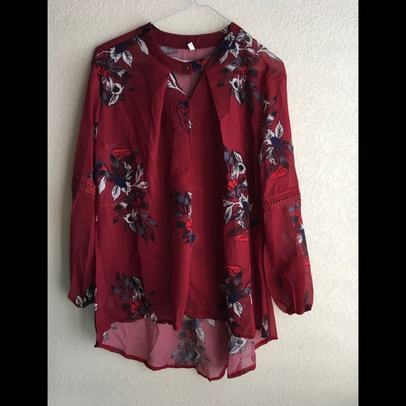 L, Flower Printed Mini Dress - Picture 2 of 3